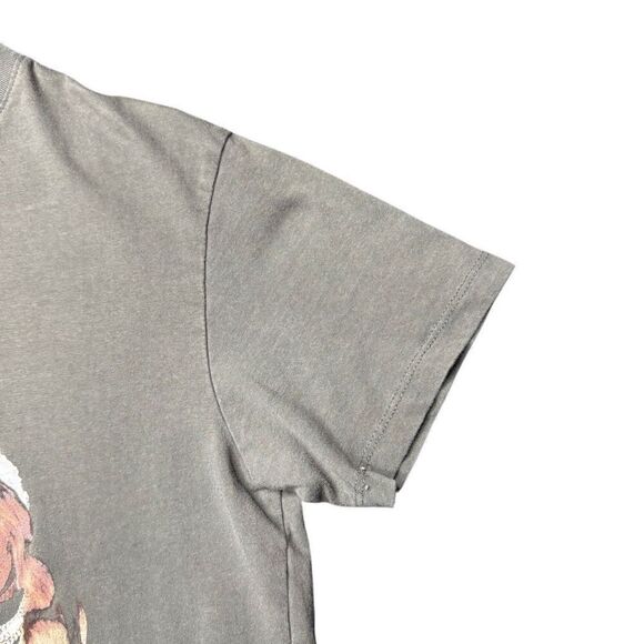 Mary J Blige Relaxed Boyfriend Tee Shirt Womens XS Gray Graphic Print Hip Hop - Picture 5 of 10